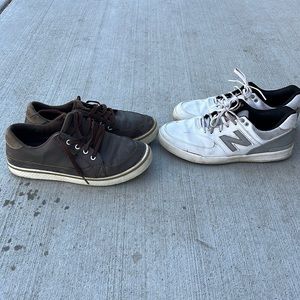 2 FOR 1 Blowout deal!!!! Size 12 Crocs and New Balance Golf Shoes